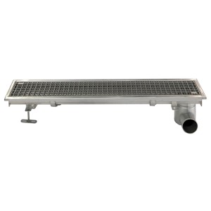 15Χ100 STANDARD SET ΚΑΝΑΛΙ - ΣΧΑΡΑ MESH ANTI SLIP (Κ) - ΑΠΛΗ ΟΡΙΖ ΕΞ Φ75