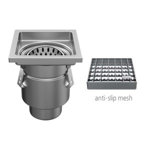 20X20 SET PROFESSIONAL ΣΙΦΩΝΙ - ΣΧΑΡΑ MESH ANTI SLIP (Κ) -  ΚΑΘ ΕΞ Φ110 Professional