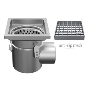 20X20 SET PROFESSIONAL ΣΙΦΩΝΙ - ΣΧΑΡΑ MESH ANTI SLIP (Κ) - ΟΡ ΕΞ Φ75 Professional