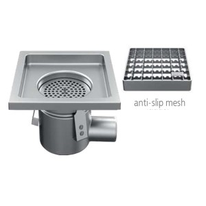 20X20 SET MINI ΣΙΦΩΝΙ - ΣΧΑΡΑ MESH ANTI SLIP (Κ) - ΟΡ ΕΞ Φ75 Mini