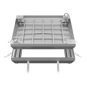 100Χ100 INOX (AISI304) ΚΑΛΥΜΜΑ ΕΠΕΝΔΥΣΗΣ GAS TIGHT - A15 Επιγεμιζόμενα καλλύμματα απλά A15