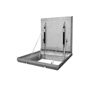 80Χ80-Β125 ΚΑΛ ΦΡΕΑΤΙΩΝ ΕΠΕΝΔΥΣΗΣ INOX (AISI 316) ME 2 ΑΜΟΡΤΙΣΕΡ Επιγεμιζόμενα καλλύμματα με αμορτισερ B125