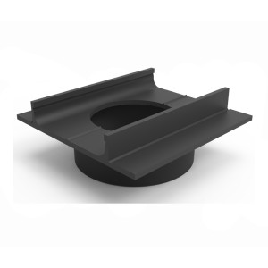 ΕΞΑΡΤΗΜΑ ΣΥΝΔΕΣΗΣ XS STAR DRAIN 65 - ΜΕ ΚΑΘ. ΕΞΟΔΟ Φ75 Kανάλια με σχάρες αλουμινίου (STAR DRAIN) - XS