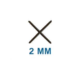 ΣΤΑΥΡΟΣ 2MM (ΣΥΣΚ 250 ΤΕΜΑΧΙΑ) Σταυροί, Ταυ & σφήνες τοποθέτησης πλακιδίων