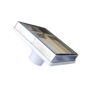 13X13 INOX ΣΧΑΡΑΚΙ ΝΤΟΥΖΙΕΡΑΣ ΕΠΕΝΔΥΟΜΕΝΟ ΜΕ ΚΑΘ. ΕΞΟΔΟ Φ40-50