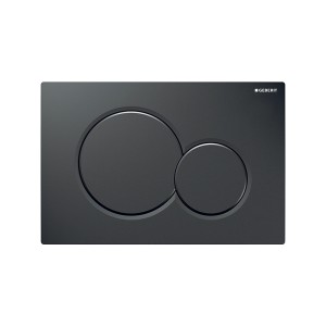 ΠΛΑΚΕΤΑ GEBERIT SIGMA 01 ΠΛΑΣΤΙΚΗ ΜΑΥΡΗ