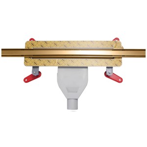 120CM – SLIM LINE INOX ΚΑΝΑΛΙ-ΣΧΑΡΑ LIN HONEY GOLD BRUSHED / ΣΙΦΩΝΙ 36 l/min & ΜΕΜΒΡΑΝΗ (0,45τμ)
