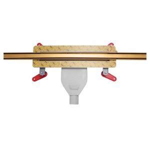 120CM – SLIM LINE INOX ΚΑΝΑΛΙ-ΣΧΑΡΑ LIN HONEY GOLD MATT / ΣΙΦΩΝΙ 36 l/min & ΜΕΜΒΡΑΝΗ (0,45τμ)