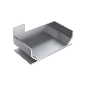 ΤΕΡΜΑΤΙΚΟ ΚΑΝΑΛΙOY ΑΛOYΜ – AD20/ ΔΕΞΙ – ΚΛΕΙΣΤΟ Κανάλια SLOT - ALUSIDE DRAIN 20